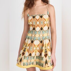 Christian Lacroix printed mini dress women’s XXS